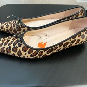 Leopard Print Flat Shoes